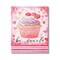 Stupell Industries Be Sweet Romantic Hearts Cupcake Canvas Wall Art